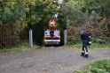 Einsatz BF Koeln PKW im See Koeln Esch P253